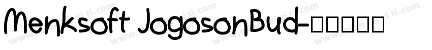 Menksoft JogosonBud字体转换